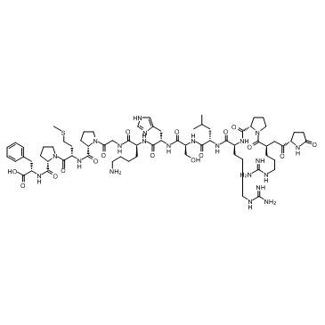Structure chimique de [Pyr1]-Apelin-13