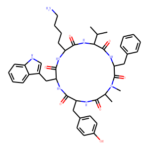 Structure chimique de Seglitide