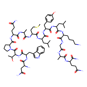 Structure chimique de Spexin