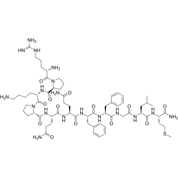 Structure chimique de Substance P