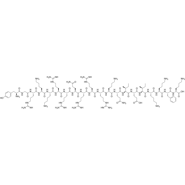 Structure chimique de TAT-Gap19