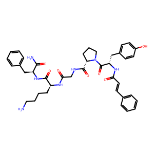 Structure chimique de tcY-NH2