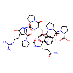 Structure chimique de TEPROTIDE