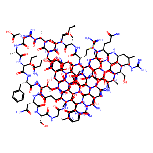 Structure chimique de Tesamorelin