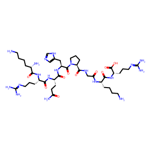 Structure chimique de TRH Precursor Peptide