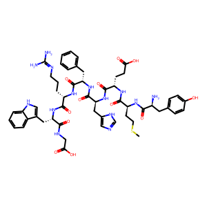 Structure chimique de Tyr-ACTH (4-10)
