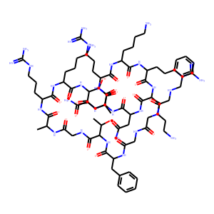 Structure chimique de UFP-101