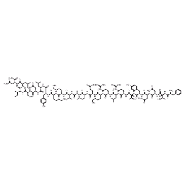 Structure chimique de VIP (6-28) (human, rat, porcine, bovine)