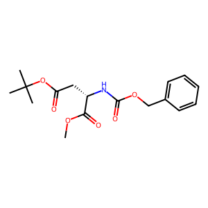 Structure chimique de Z-Asp(OtBu)-OMe