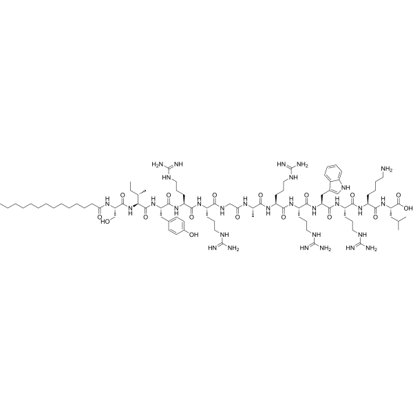 Structure chimique de ZIP